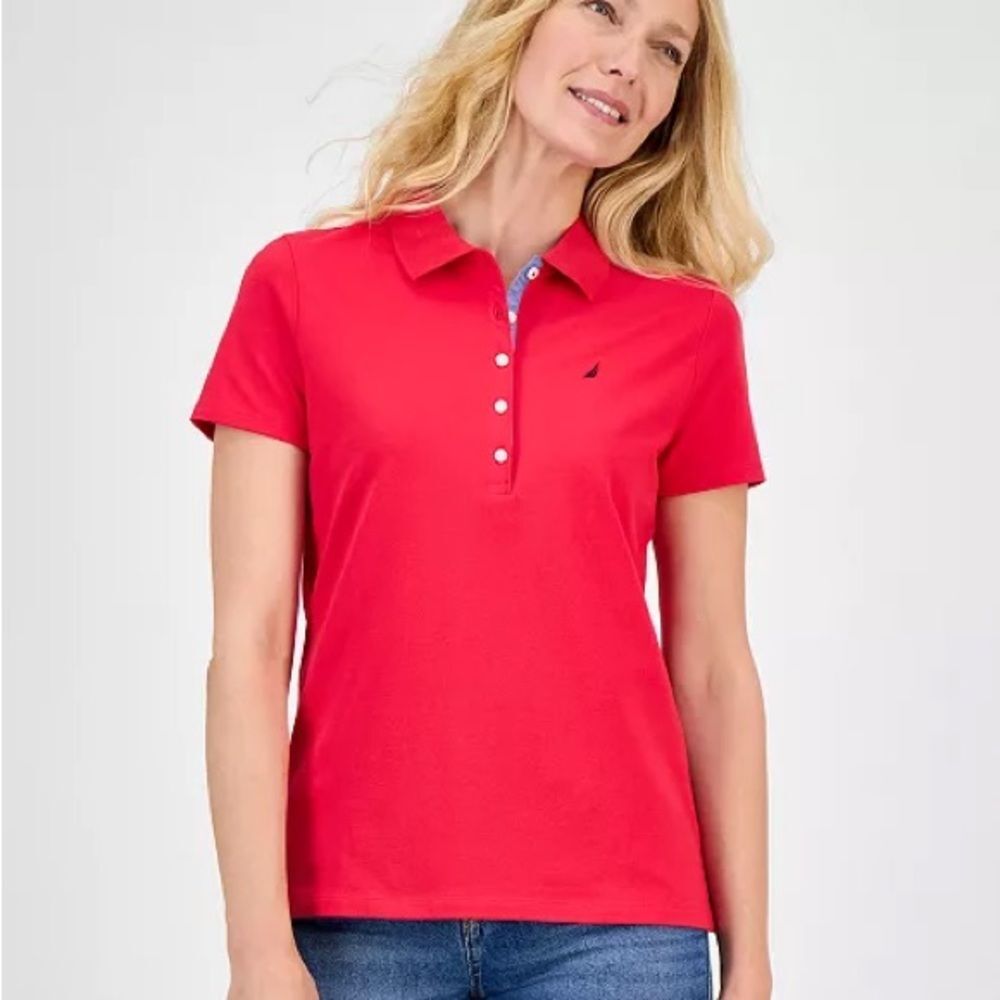 Nautica Short-Sleeve Polo-Collar Shirt